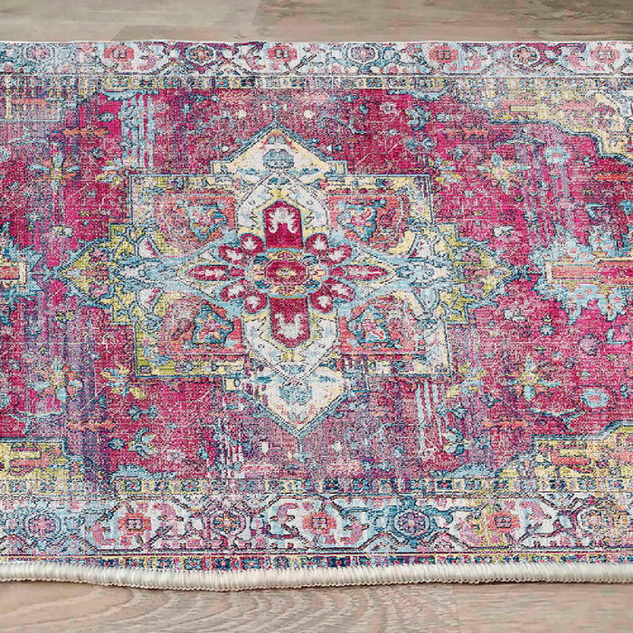 Conceptum Alfombra de Algodón 80 x 150 cm Multicolor